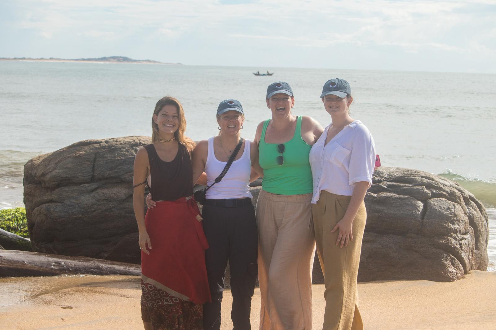 Team on the beach